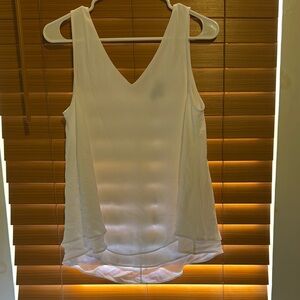 The limited - Elegant White Sleeveless top